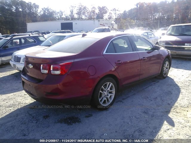 1G11F5RR4DF113673 - 2013 CHEVROLET MALIBU 2LT RED photo 4