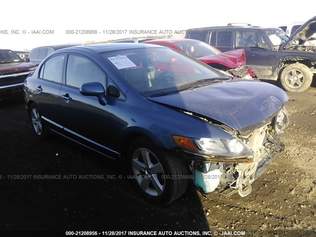 2HGFA16958H020661 - 2008 HONDA CIVIC EXL 蓝色 照片 1