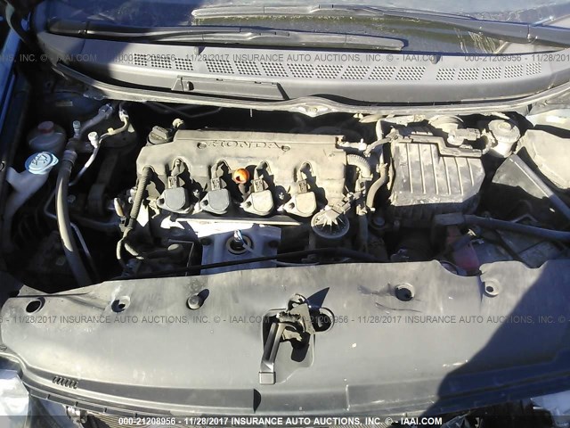 2HGFA16958H020661 - 2008 HONDA CIVIC EXL 蓝色 照片 10