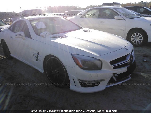 WDDJK7EA5DF017488 - 2013 MERCEDES-BENZ SL 63 AMG WHITE photo 1