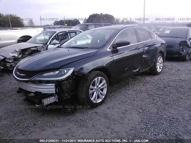 1C3CCCAB3HN511906 - 2017 CHRYSLER 200 LIMITED BLACK photo 2