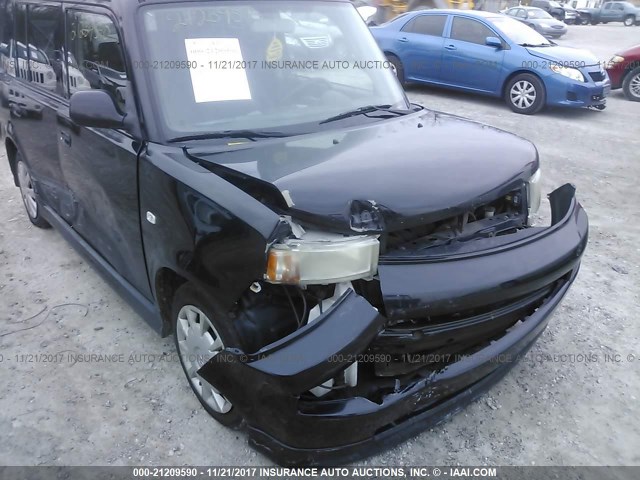 JTLKT324864074080 - 2006 TOYOTA SCION XB BLACK photo 6