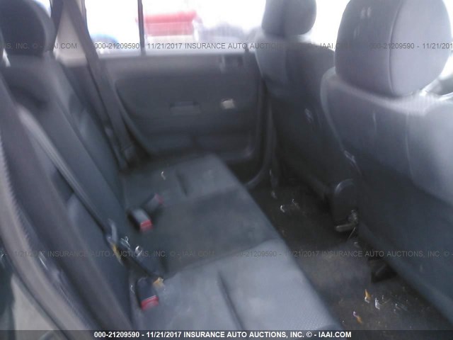 JTLKT324864074080 - 2006 TOYOTA SCION XB BLACK photo 8