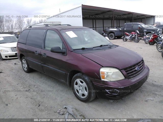 2FMDA51666BA55554 - 2006 FORD FREESTAR SE MAROON photo 1