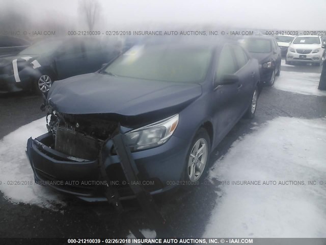 1G11B5SAXDF189687 - 2013 CHEVROLET MALIBU LS 深蓝色 照片 2