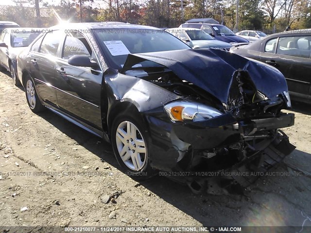 2G1WB5E35E1187549 - 2014 CHEVROLET IMPALA LIMITED LT BLACK photo 1