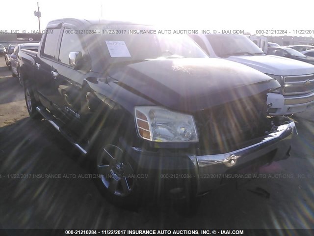 1N6BA07A47N200166 - 2007 NISSAN TITAN XE/SE/LE BLUE photo 1