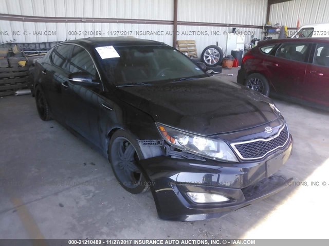 5XXGR4A68CG029635 - 2012 KIA OPTIMA SX BLACK photo 1