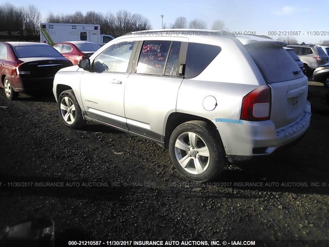 1J4NT1FA6BD167701 - 2011 JEEP COMPASS SPORT SILVER photo 3