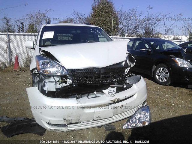 5TDZA22C95S280495 - 2005 TOYOTA SIENNA XLE/XLE LIMITED WHITE photo 6