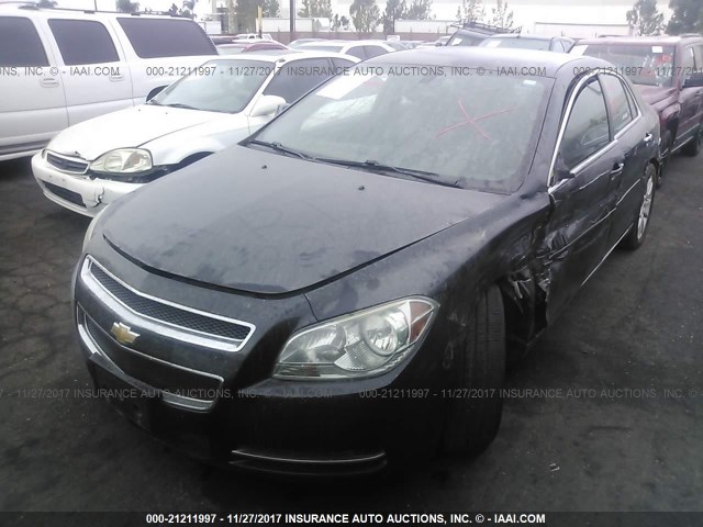 1G1ZF5E74CF195071 - 2012 CHEVROLET MALIBU 3LT შავი ფოტო 2