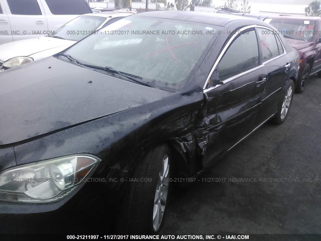 1G1ZF5E74CF195071 - 2012 CHEVROLET MALIBU 3LT შავი ფოტო 6