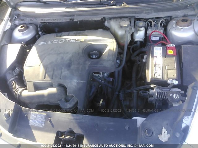 1G1ZH57B49F167887 - 2009 CHEVROLET MALIBU 1LT 银色 照片 10