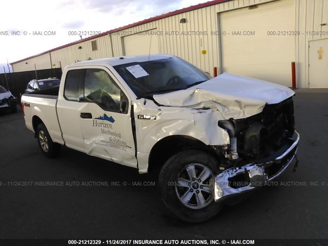 1FTFX1EG3GKD67359 - 2016 FORD F150 SUPER CAB WHITE photo 1