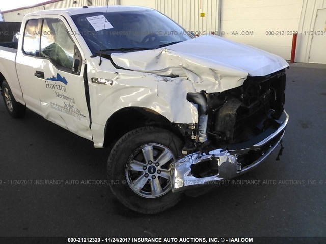 1FTFX1EG3GKD67359 - 2016 FORD F150 SUPER CAB WHITE photo 6