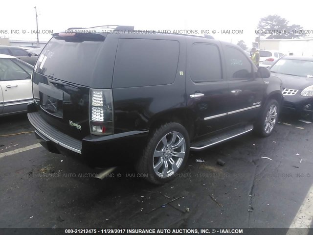 1GKFC13569R259040 - 2009 GMC YUKON HYBRID BLACK photo 4