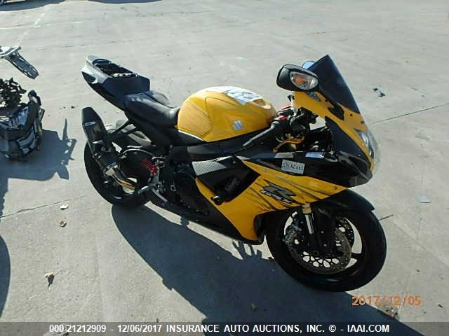 JS1GR7MA7C2102124 - 2012 SUZUKI GSX750 YELLOW photo 1