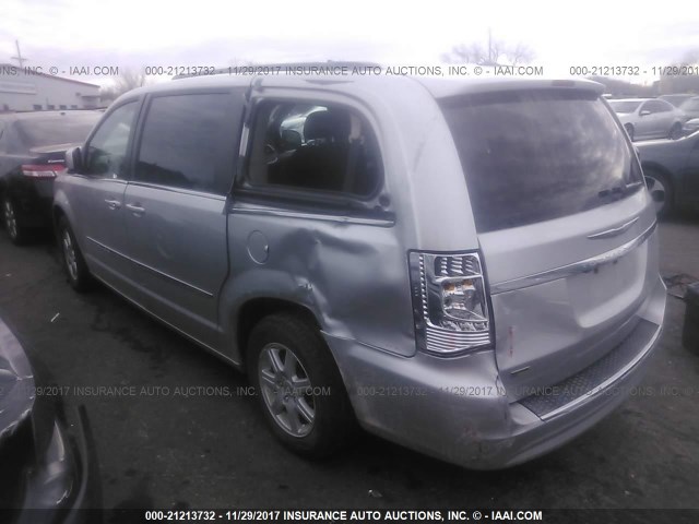 2A4RR5DG1BR701621 - 2011 CHRYSLER TOWN & COUNTRY TOURING SILVER photo 3