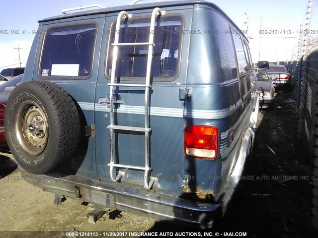 2GBEG25K2N4125166 - 1992 CHEVROLET G20 BLUE photo 4