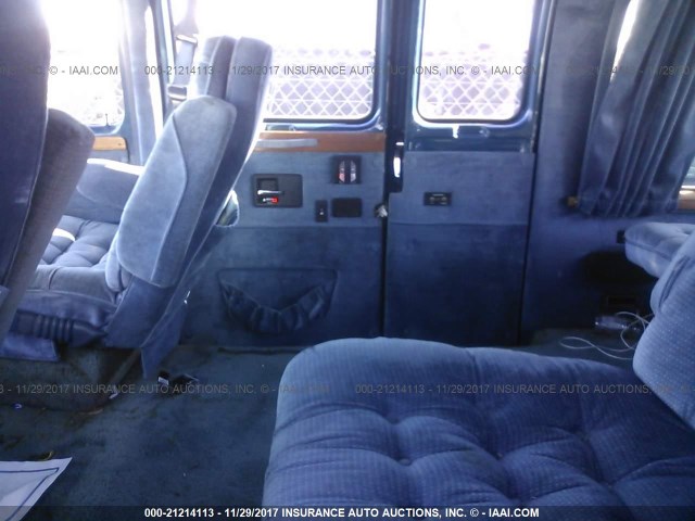 2GBEG25K2N4125166 - 1992 CHEVROLET G20 BLUE photo 8