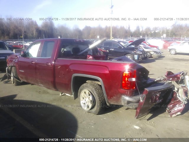 1GTV2UEC9EZ392568 - 2014 GMC SIERRA K1500 SLE MAROON photo 3