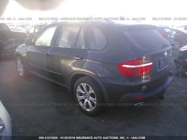 5UXFE835X8L160302 - 2008 BMW X5 4.8I BLACK photo 3