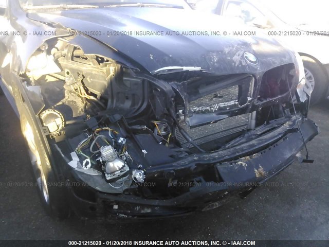 5UXFE835X8L160302 - 2008 BMW X5 4.8I BLACK photo 6