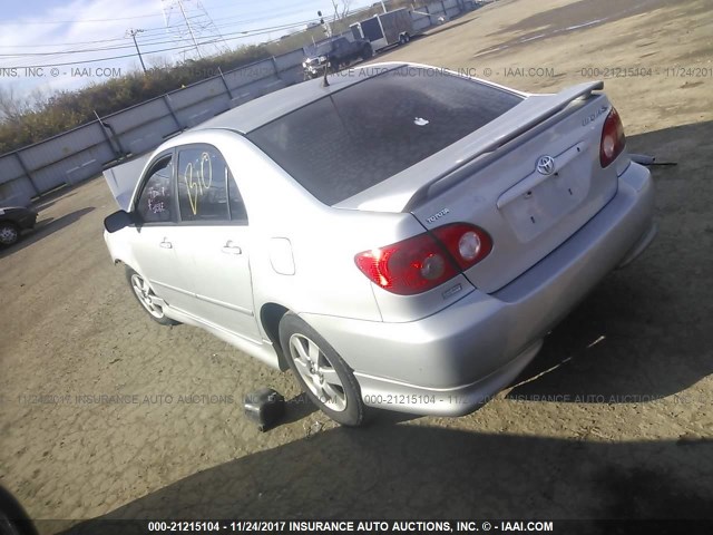 2T1BR32E48C926072 - 2008 TOYOTA COROLLA CE/LE/S SILVER photo 3