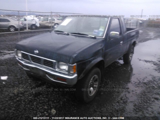 1N6SD16Y2VC388416 - 1997 NISSAN TRUCK KING CAB SE/KING CAB XE BLACK photo 2