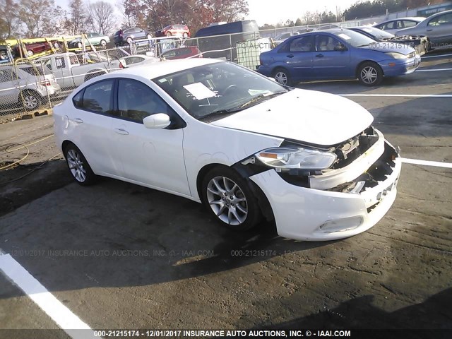 1C3CDFBA9DD268736 - 2013 DODGE DART SXT WHITE photo 1