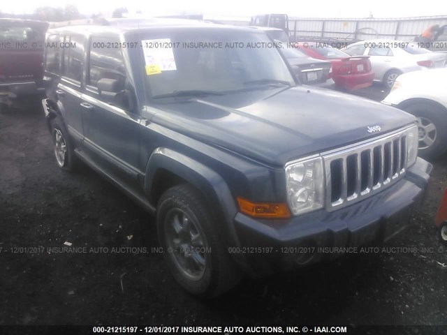1J8HG48K17C577682 - 2007 JEEP COMMANDER BLUE photo 1