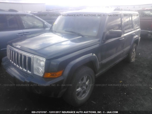 1J8HG48K17C577682 - 2007 JEEP COMMANDER BLUE photo 2