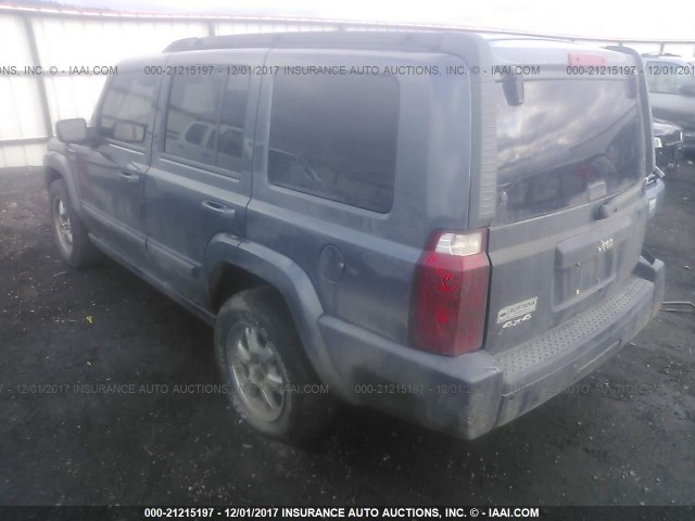 1J8HG48K17C577682 - 2007 JEEP COMMANDER BLUE photo 3
