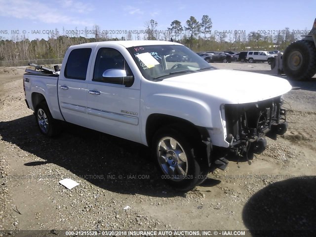 3GTP1VE03BG209099 - 2011 GMC SIERRA C1500 SLE WHITE photo 1