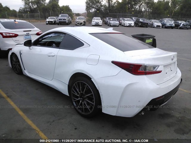 JTHHP5BC6H5006000 - 2017 LEXUS RC-F WHITE photo 3