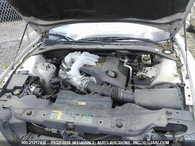 1LNHM86S83Y676048 - 2003 LINCOLN LS Gümüş foto 10