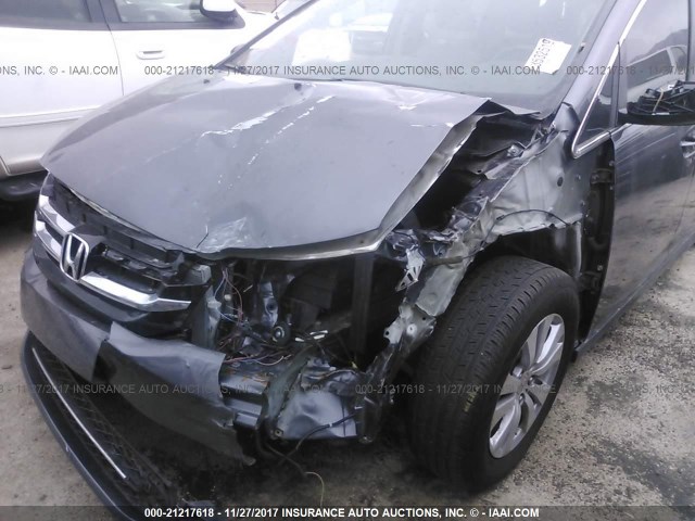 5FNRL5H69GB071701 - 2016 HONDA ODYSSEY EXL ნაცრისფერი ფოტო 6