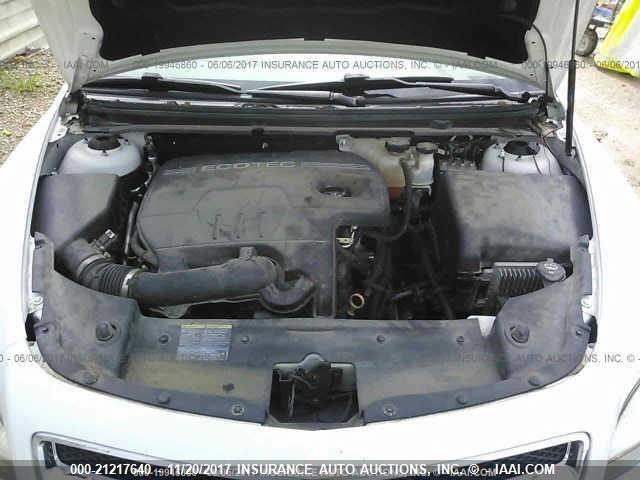 1G1ZC5E01AF180150 - 2010 CHEVROLET MALIBU 1LT 白色 照片 10