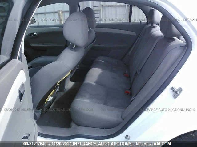 1G1ZC5E01AF180150 - 2010 CHEVROLET MALIBU 1LT 白色 照片 8