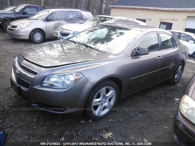 1G1ZB5EB5AF160357 - 2010 CHEVROLET MALIBU LS 棕色 照片 2