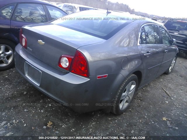 1G1ZB5EB5AF160357 - 2010 CHEVROLET MALIBU LS 棕色 照片 4