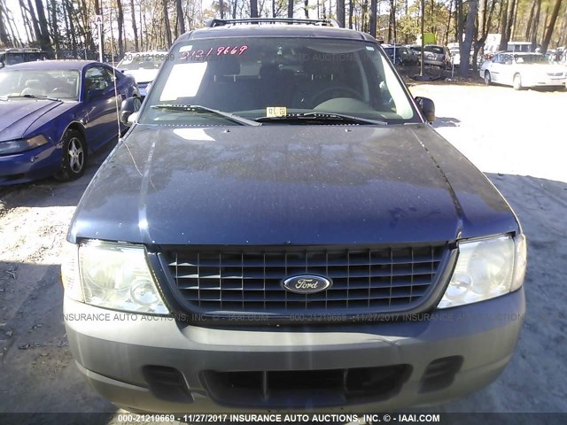 1FMZU72K33UA58549 - 2003 FORD EXPLORER XLS/XLS SPORT Dark Blue photo 6