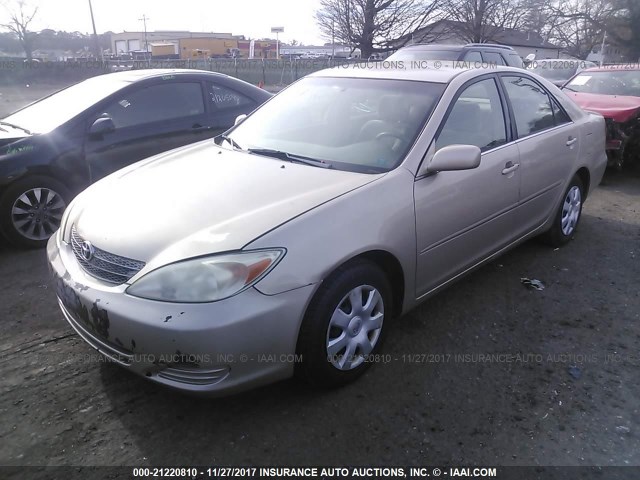 4T1BE32K14U353433 - 2004 TOYOTA CAMRY LE/XLE/SE 金色 照片 2