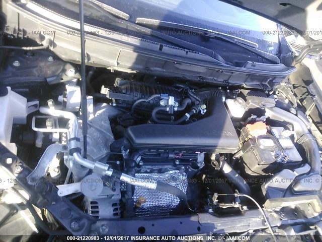 5N1AT2MV1GC835509 - 2016 NISSAN ROGUE S/SL/SV GRAY photo 9