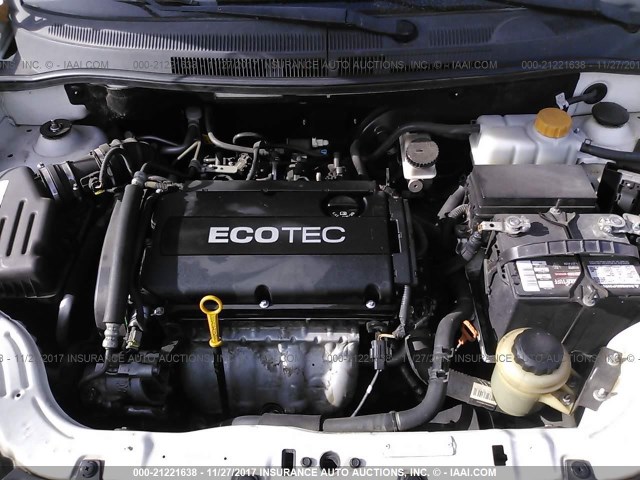 KL1TD56E99B400603 - 2009 CHEVROLET AVEO LS/LT 白色 照片 10