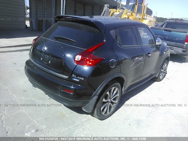 JN8AF5MV6DT213257 - 2013 NISSAN JUKE S/SV/SL BLACK photo 4