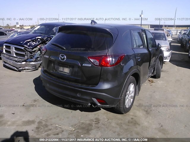 JM3KE2BY1G0628255 - 2016 MAZDA CX-5 SPORT GRAY photo 4