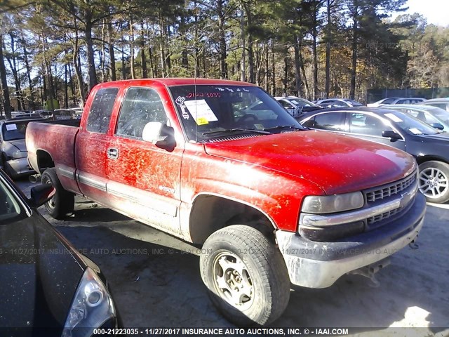 2GCEK19V011330750 - 2001 CHEVROLET SILVERADO K1500 RED photo 1