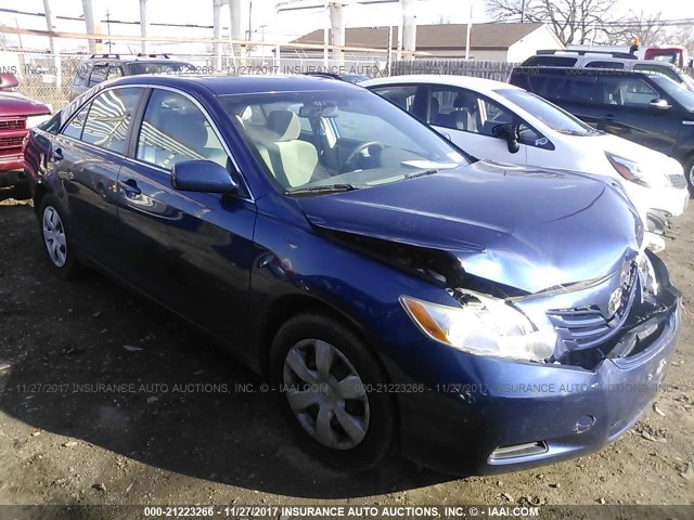 4T1BE46K48U218761 - 2008 TOYOTA CAMRY CE/LE/XLE/SE BLUE photo 1