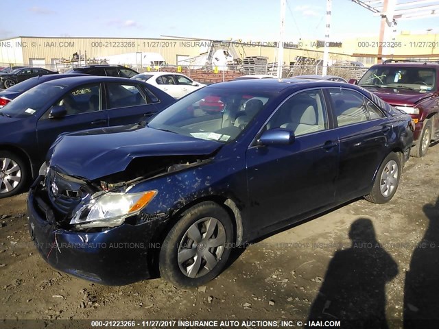 4T1BE46K48U218761 - 2008 TOYOTA CAMRY CE/LE/XLE/SE BLUE photo 2